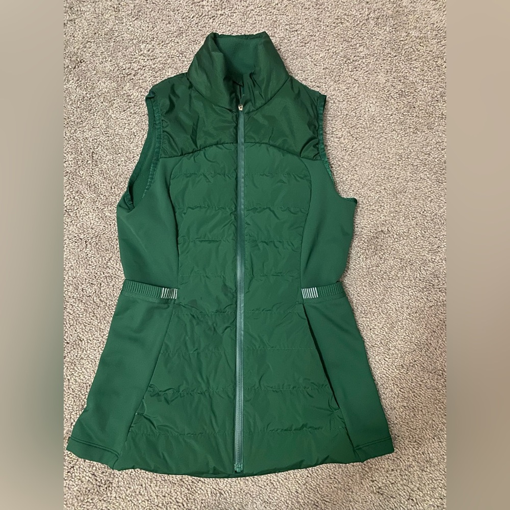 Lululemon down vest. Kelly green. Size 4